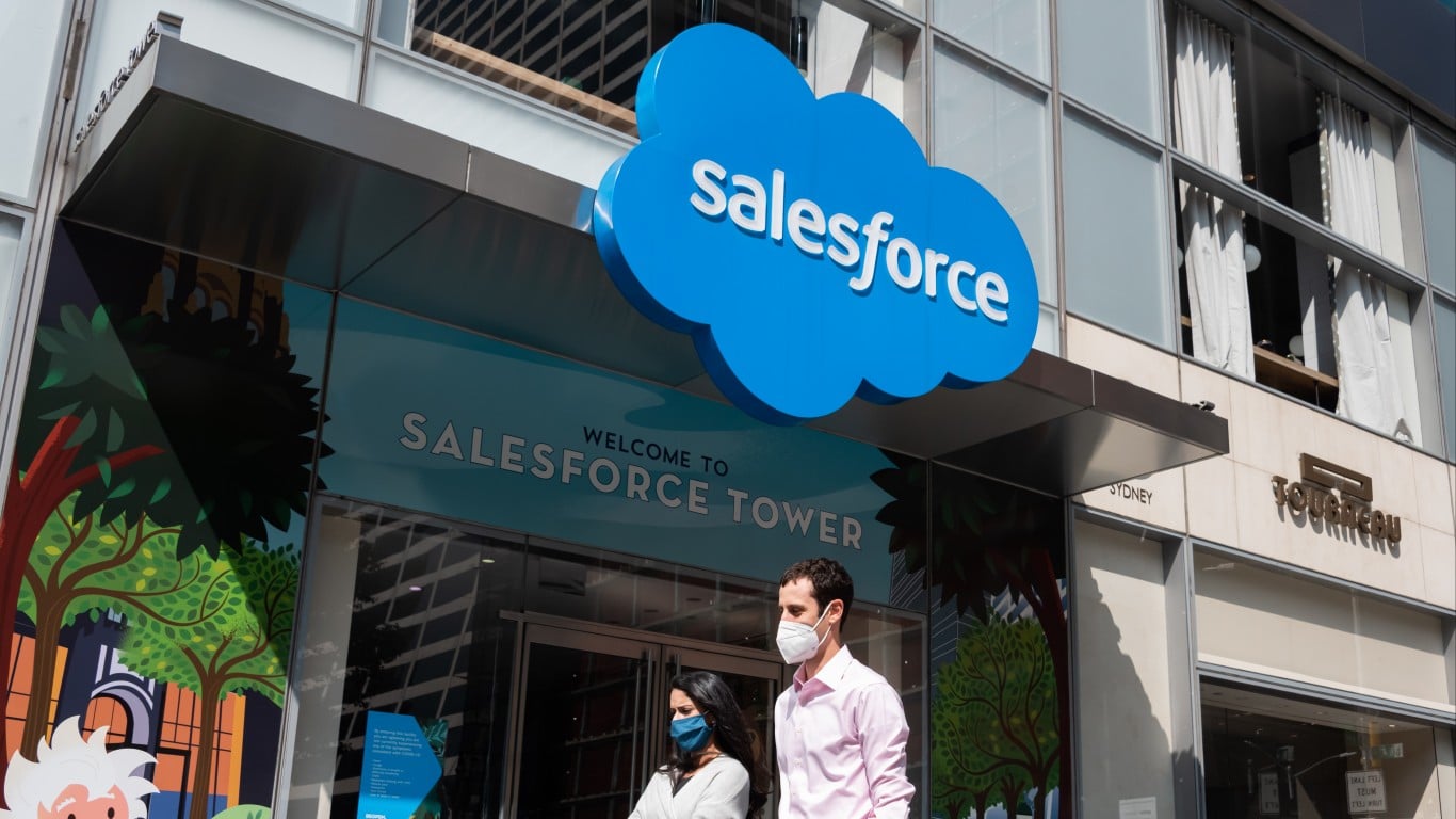 پیش بینی: Salesforce سال را با این قیمت به پایان خواهد رساند