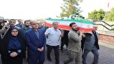 استقبال از پیکر شهید دریانورد کشتی تجاری «آنا» در گیلان