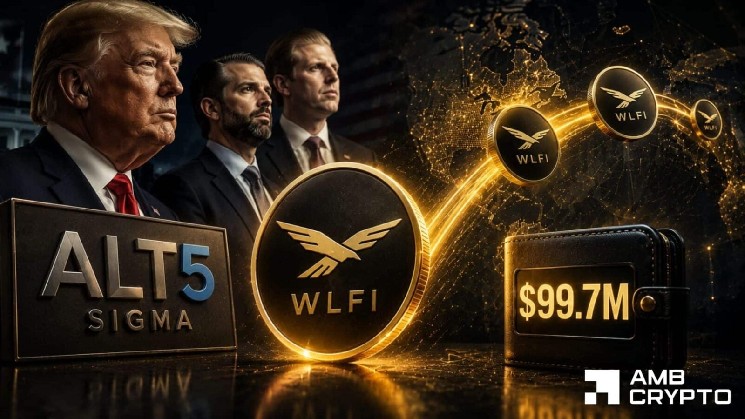ALT5 Sigma 99.7 میلیون دلار WLFI را منتقل می کند زیرا ضررهای غیر واقعی به 853 میلیون دلار رسیده است: بعدی چیست؟