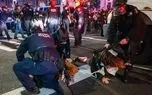 بازداشت معترضان به جنگ ایران در مقابل کنگره آمریکا