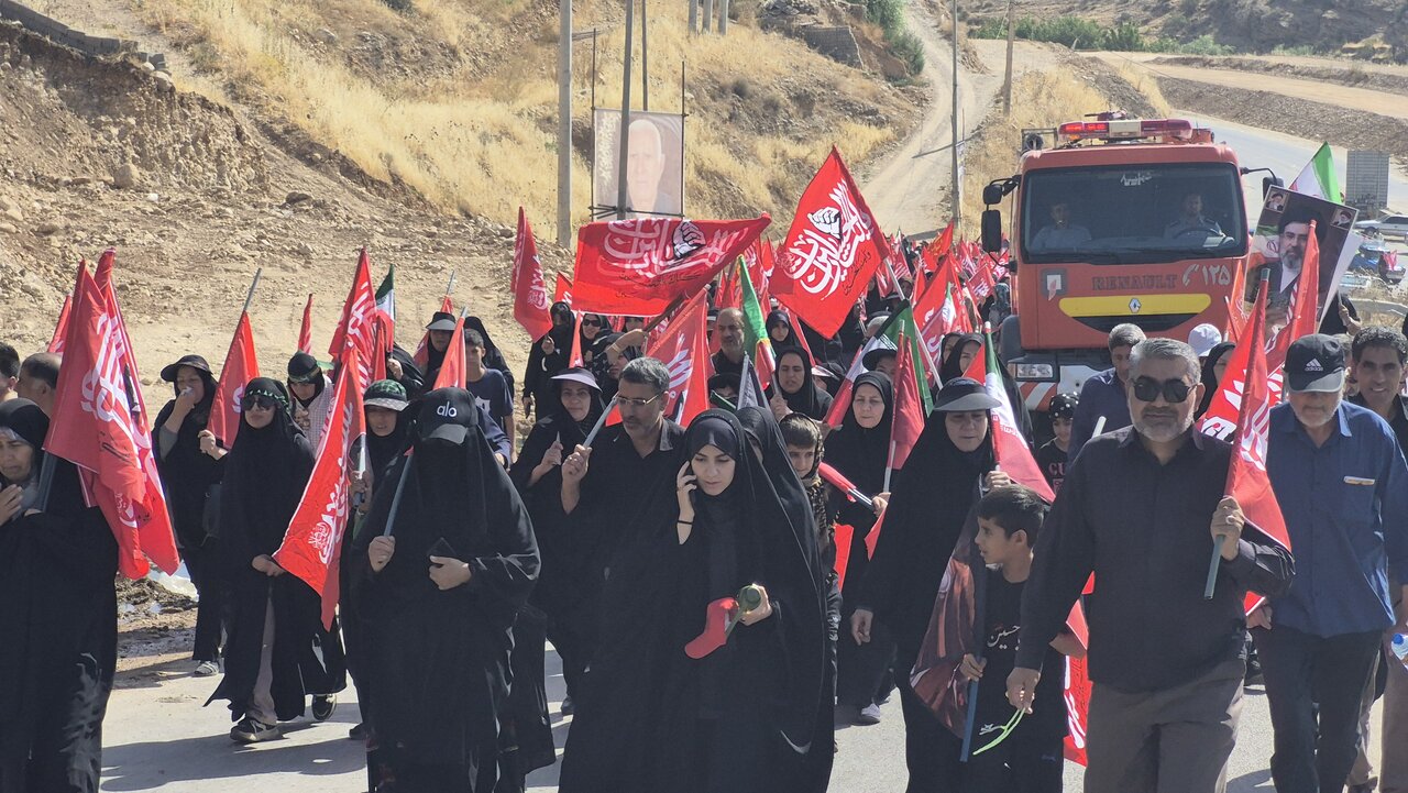 آغاز راهپیمایی جاماندگان اربعین یاسوج