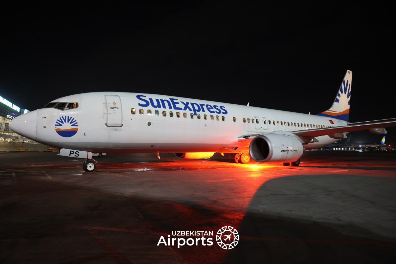 ازبکستان، SunExpress ترکیه اولین پرواز مستقیم ازمیر-تاشکند را راه اندازی کرد