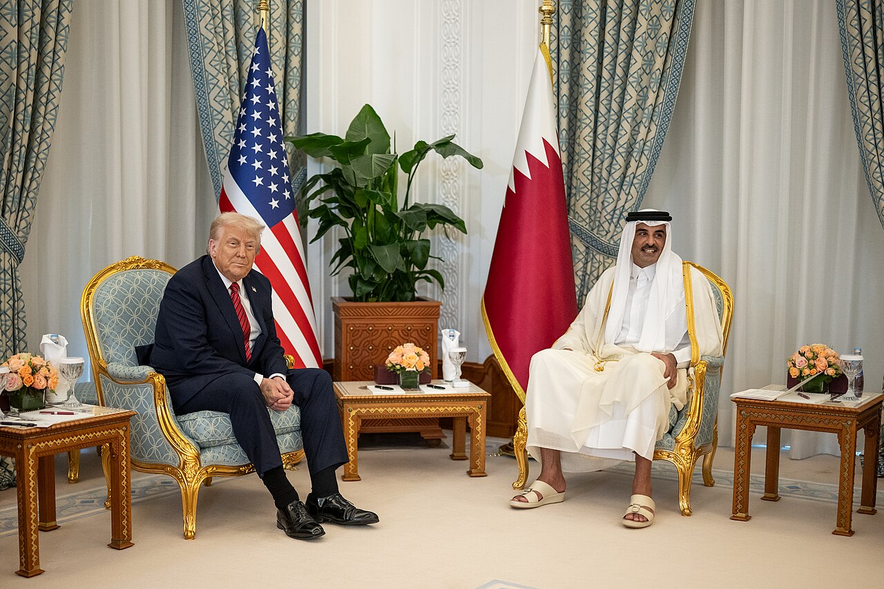 امیر قطر با رئیس جمهور آمریکا درباره وضعیت ایران گفتگو کرد