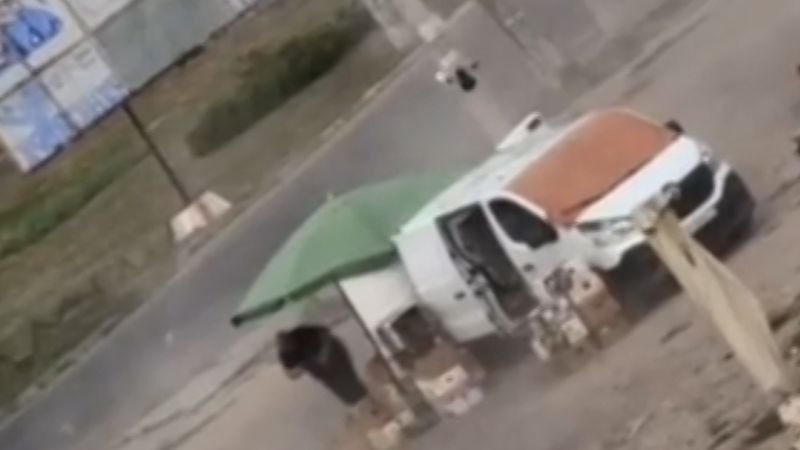 حمله پهپاد روسی به فروشنده مواد غذایی در اوکراین