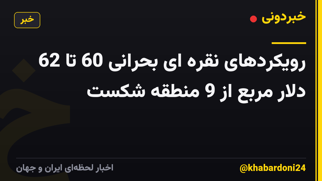 رویکردهای نقره ای بحرانی 60 تا 62 دلار مربع از 9 منطقه شکست