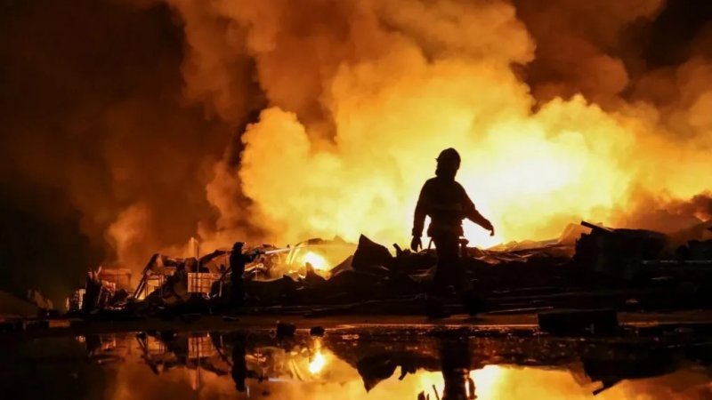 حملات روسیه باعث نشت آمونیاک در کیف شد