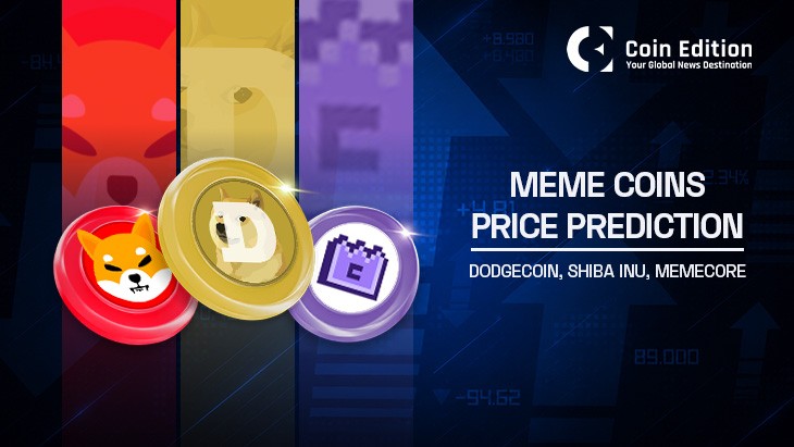 پیش بینی قیمت سکه های Meme: Dogecoin (DOGE)، Shiba Inu (SHIB)، MemeCore (M)
