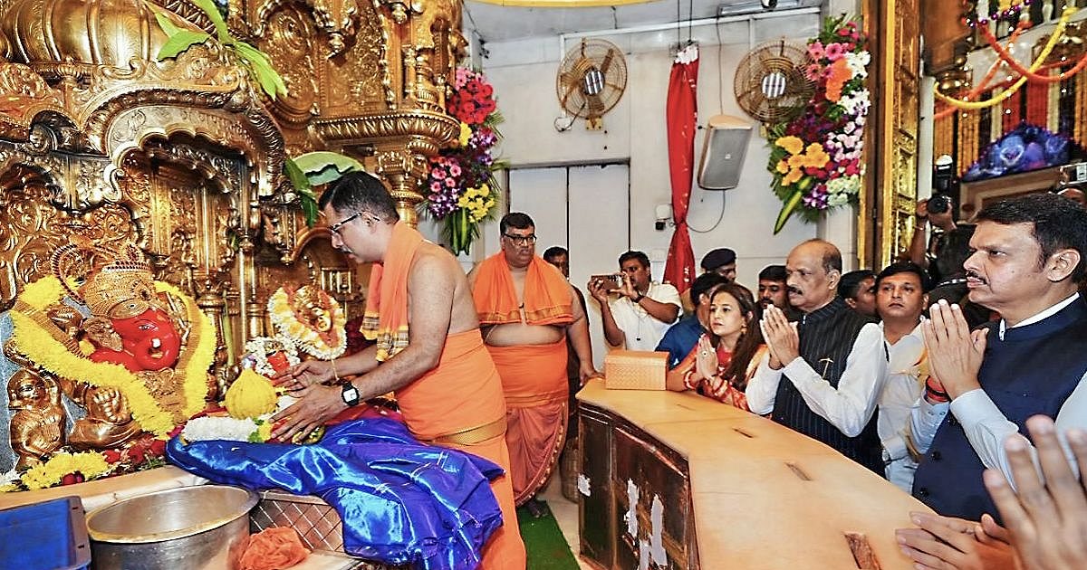 ردیف اهدای Siddhivinayak: Fadnavis دستور تحقیقات