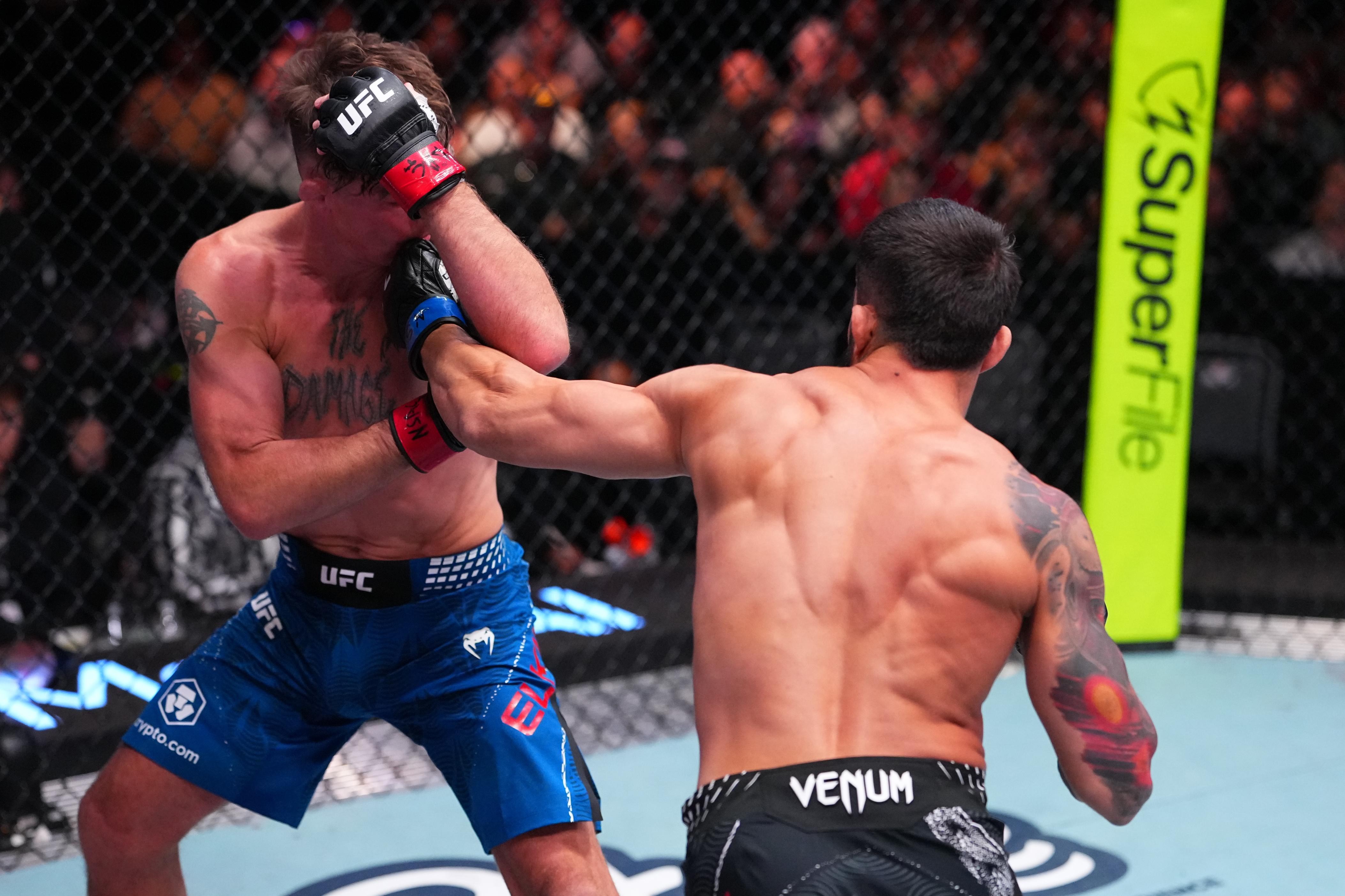 کهنه سرباز UFC در آخرین مبارزه UFC در 35 ثانیه ناک اوت شد