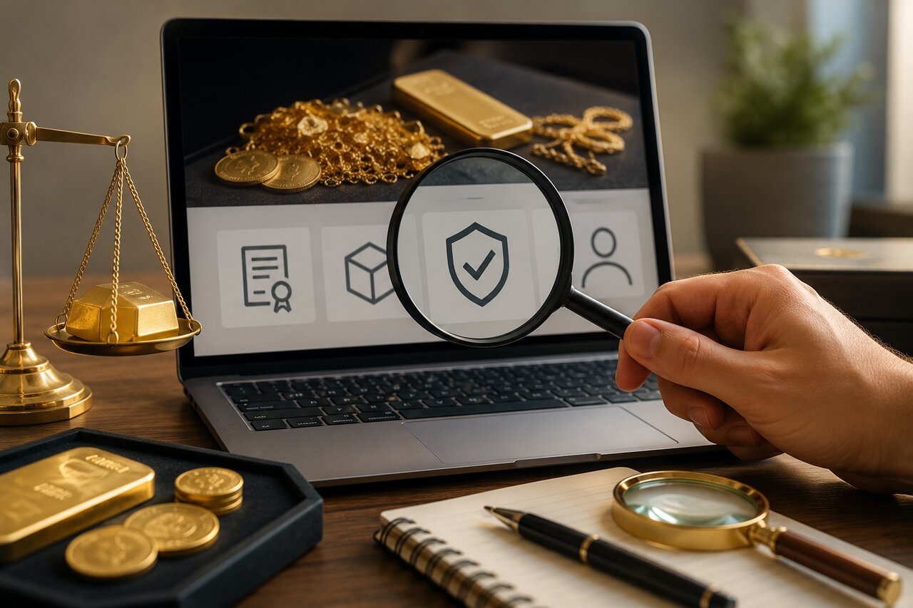 برای تشخیص اعتبار یک سایت خرید طلا چه مواردی را بررسی کنیم؟