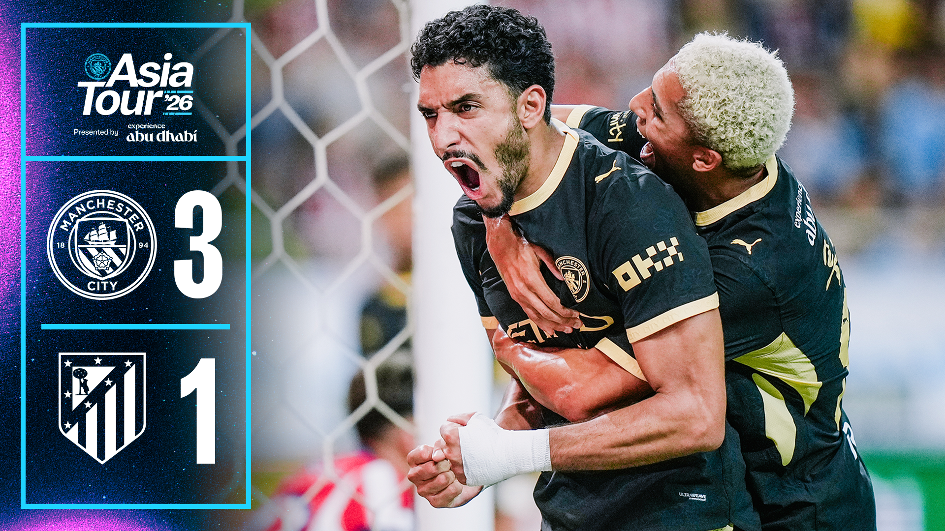 سیتی 3-1 اتلتیکو مادرید: نکات کوتاه - تور آسیا 2026