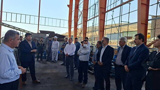 کارخانه کنسانتره آهن سقز در آستانه بهره‌برداری؛ گامی برای تکمیل زنجیره فولاد و مقابله با خام‌فروشی
