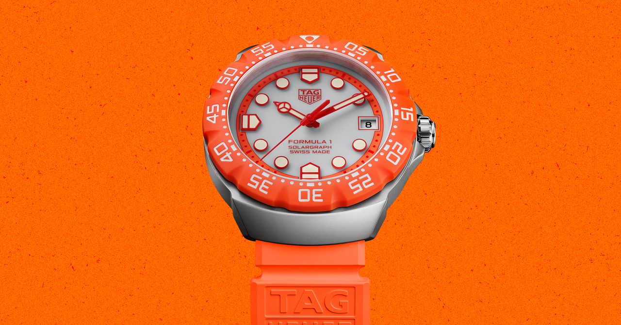 Orange Crush: TAG Heuer اصلاح روشنی از ساعت اصلی Metal F1 را انجام می دهد