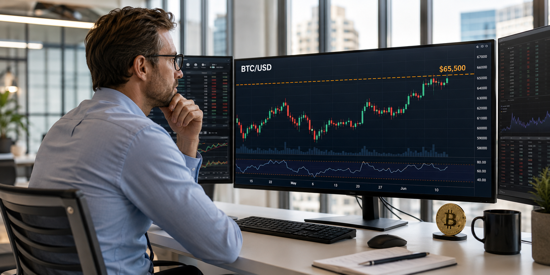 چرا بیت کوین با وجود ورود ETF قوی تر، نزدیک به 65000 دلار گیر کرده است؟