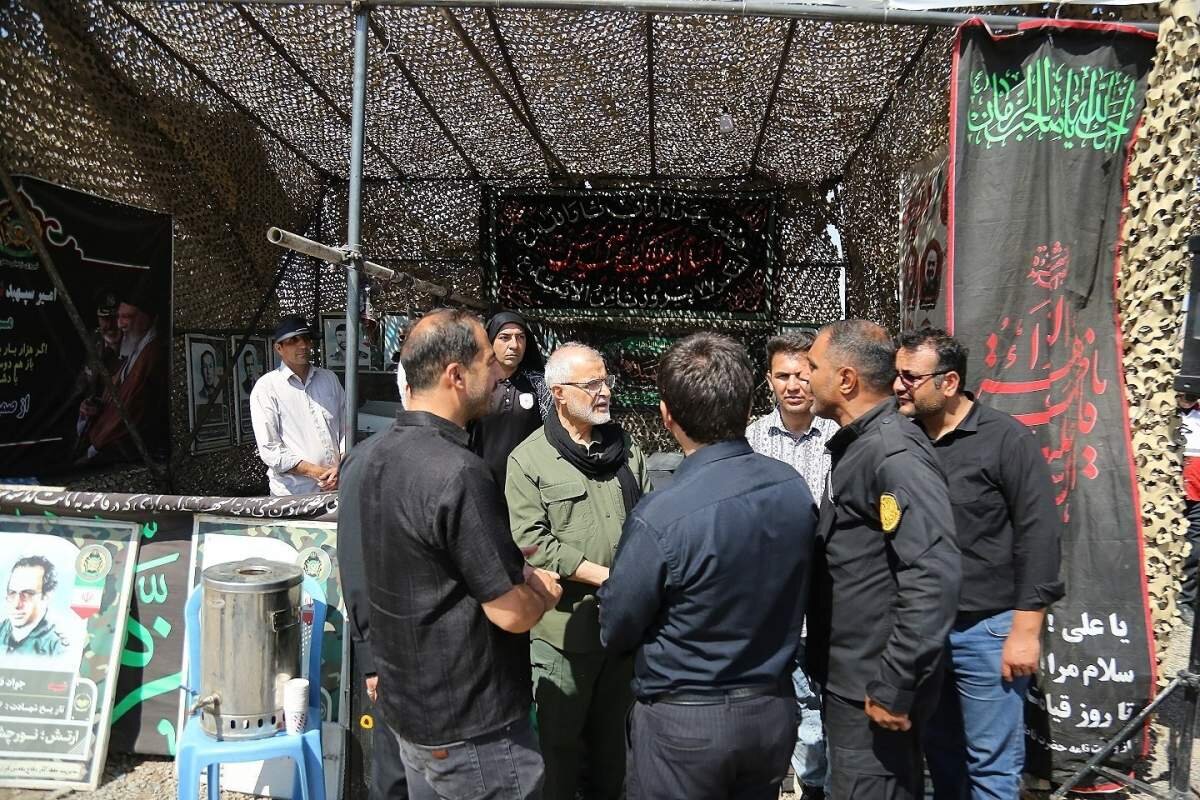 بازدید قائممقام وزیر کشور از مواکب خدمترسانی به زائران در مشهد