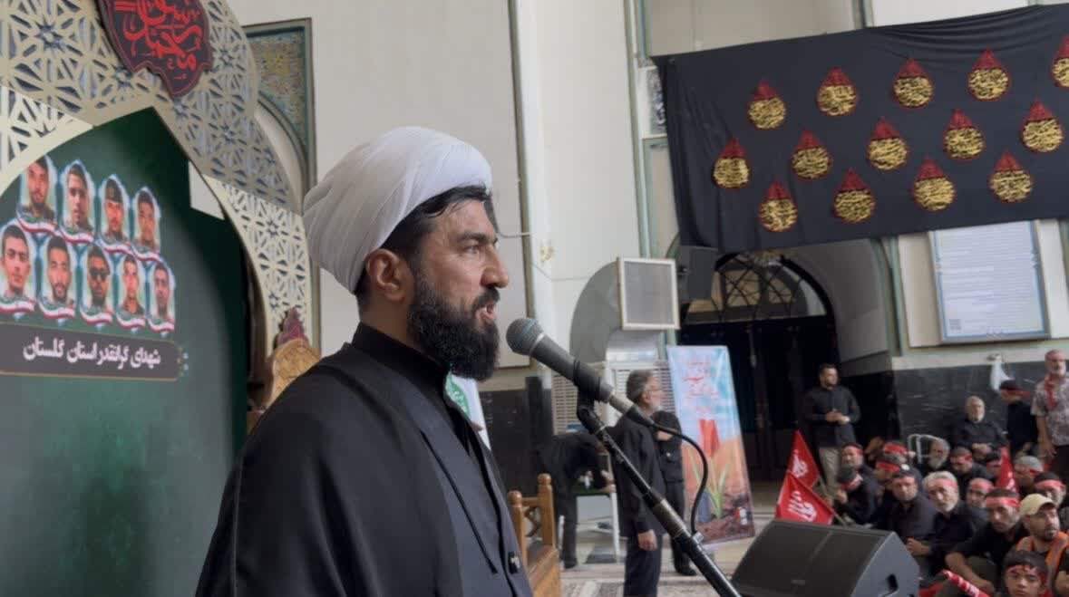 فریاد «یالثارات الحسین» گلستانیها از حرم رضوی برخاست