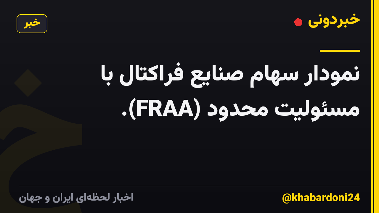 نمودار سهام صنایع فراکتال با مسئولیت محدود (FRAA).