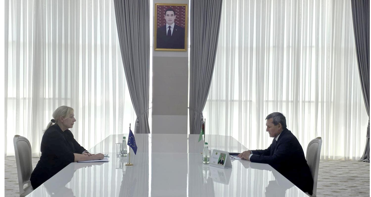 ترکمنستان و اتحادیه اروپا بر حفاظت از محیط زیست خزر تمرکز می کنند
