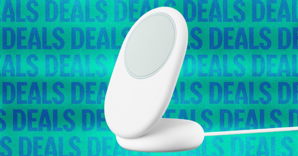 شارژر Google Pixelsnap با پایه در حال حاضر 50 درصد کاهش یافته است