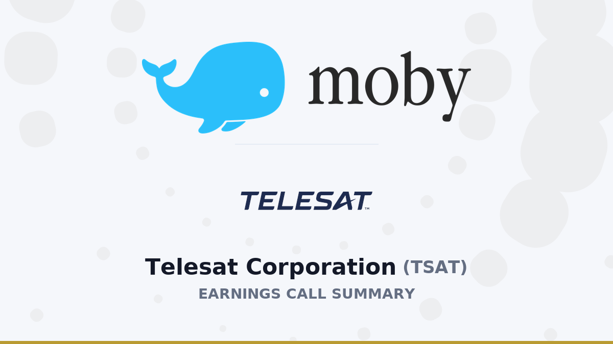 خلاصه فراخوان سود شرکت Telesat Q2 2026