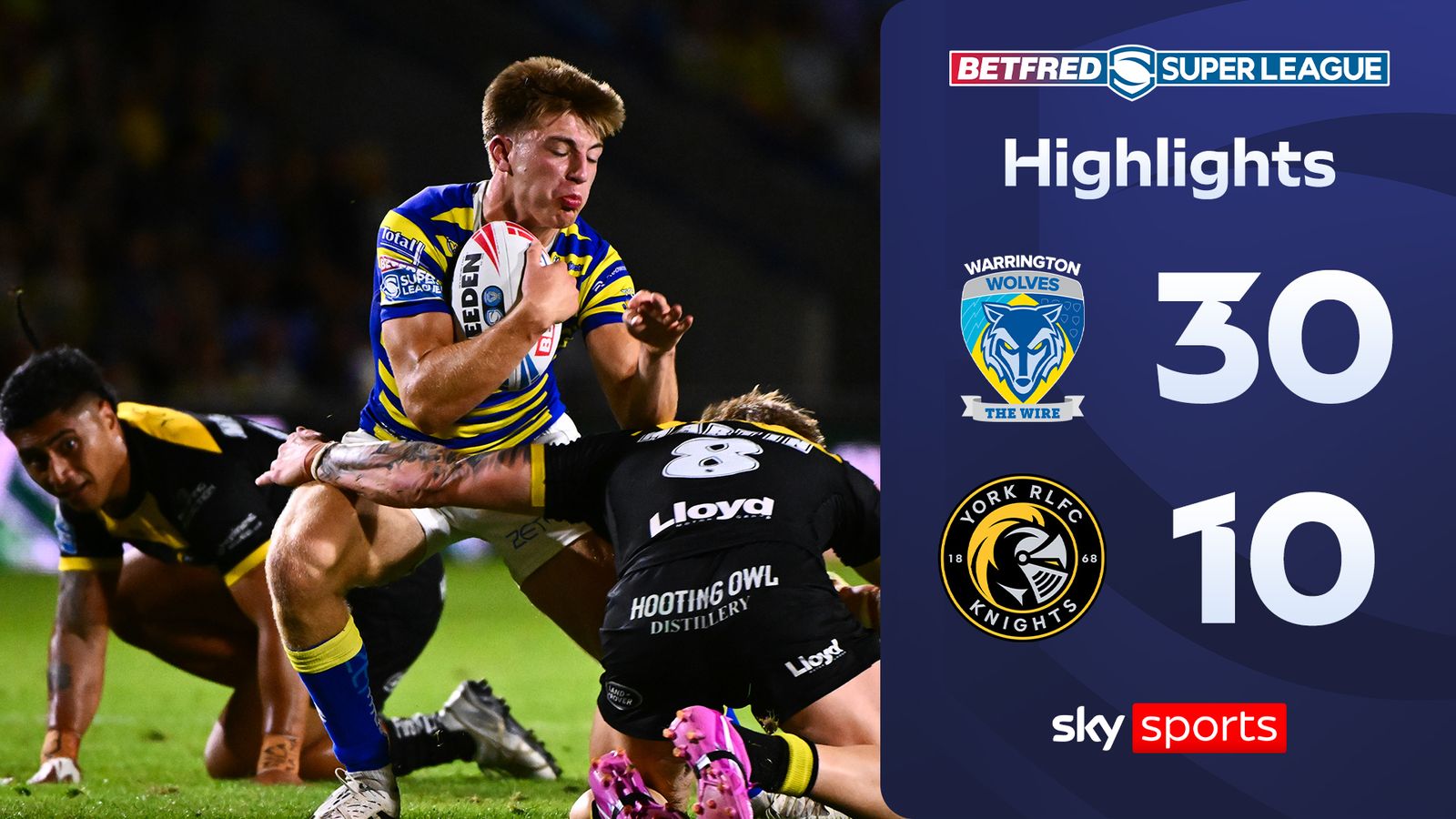 Warrington Wolves 30-10 York Knights | نکات مهم سوپرلیگ