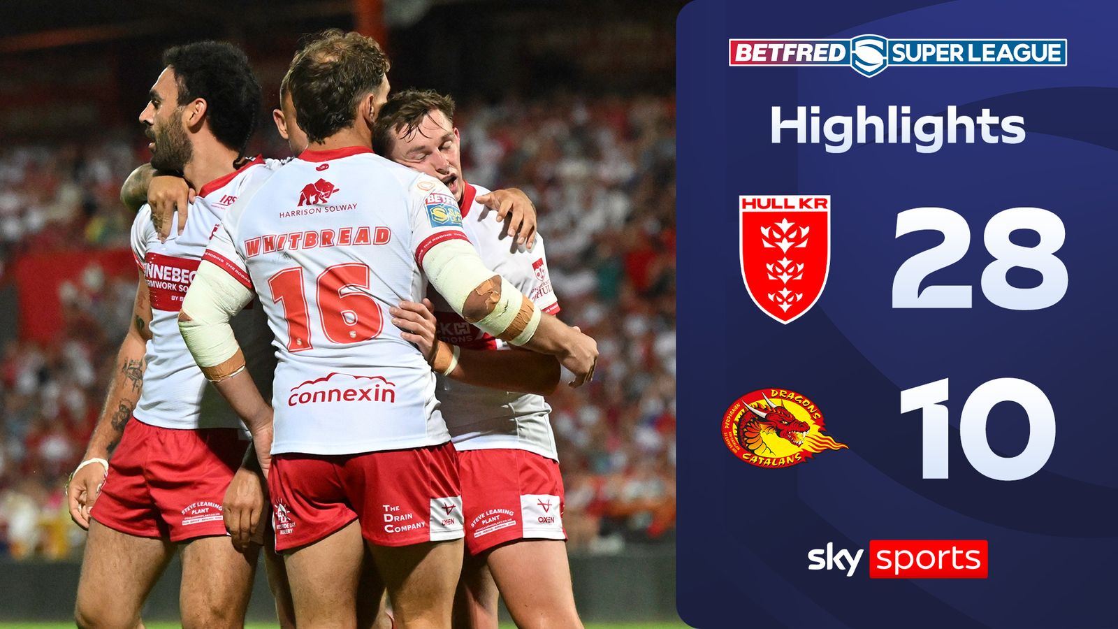 هال KR 28-10 Catalans Dragons | نکات مهم سوپرلیگ