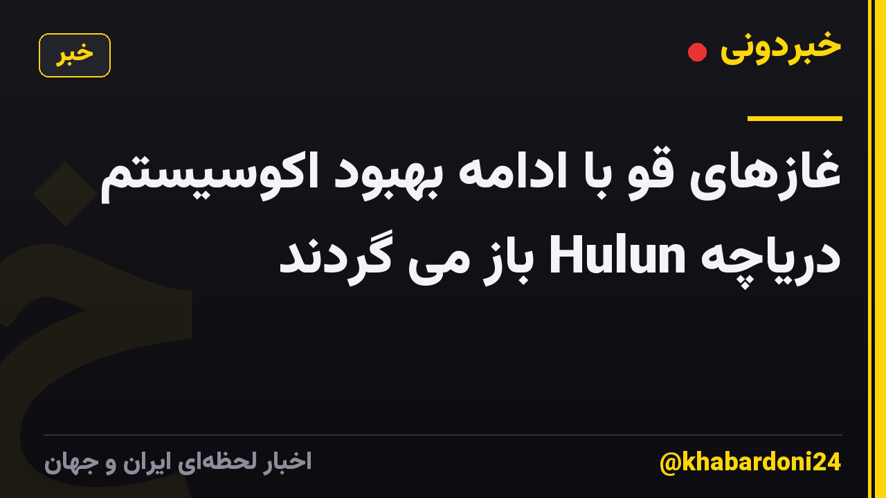 غازهای قو با ادامه بهبود اکوسیستم دریاچه Hulun باز می گردند