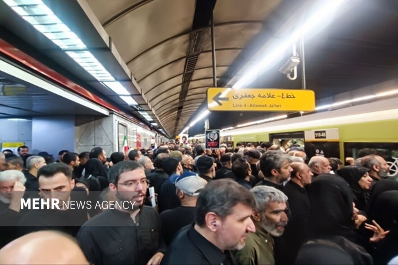 ثبت رکورد تاریخی جابهجایی مسافر در متروی تهران
