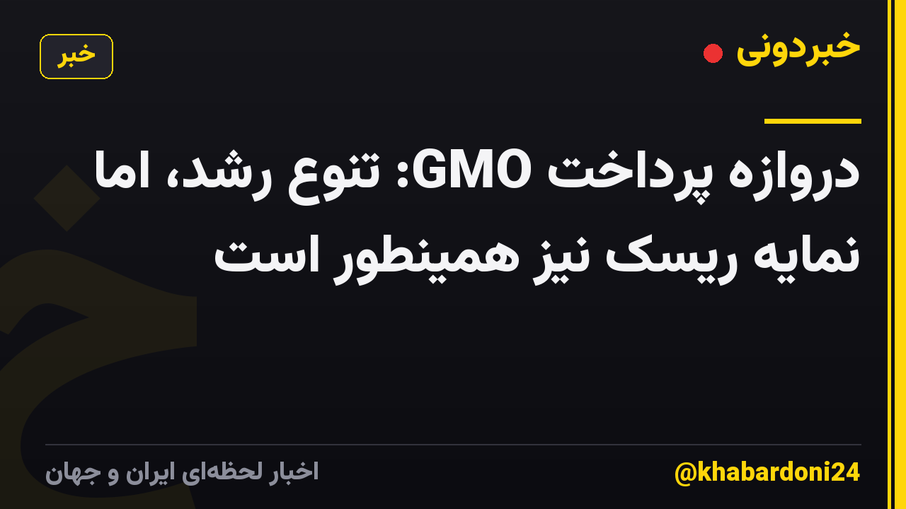 دروازه پرداخت GMO: تنوع رشد، اما نمایه ریسک نیز همینطور است