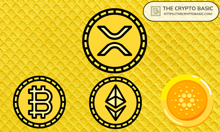 XRP برای تصاحب اتریوم، بیت کوین و تسلط در میان تکمیل موج 4