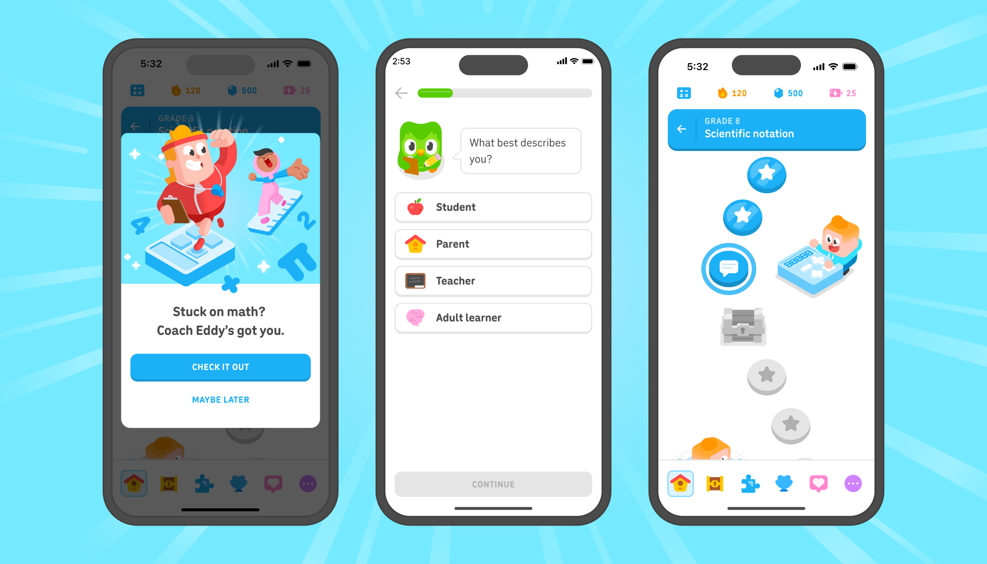 Duolingo خدمات ریاضی خود را برای یادگیری پیشرفته تر و شخصی سازی شده گسترش می دهد