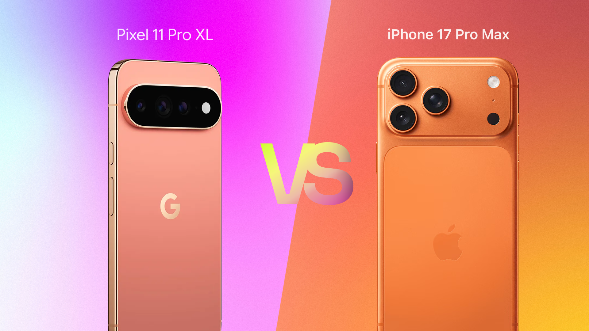 Pixel 11 Pro XL در مقابل iPhone 17 Pro Max: من گوشی های پرچمدار گوگل و اپل را مقایسه کردم