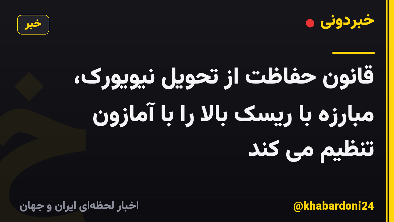 قانون حفاظت از تحویل نیویورک، مبارزه با ریسک بالا را با آمازون تنظیم می کند