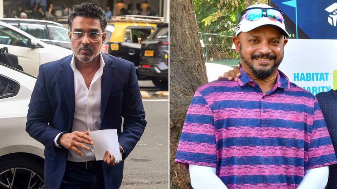 تماشا کنید: درگیری سانجی منجرکار و مورالی کارتیک در تلویزیون زنده در طول تست اول IND و SL