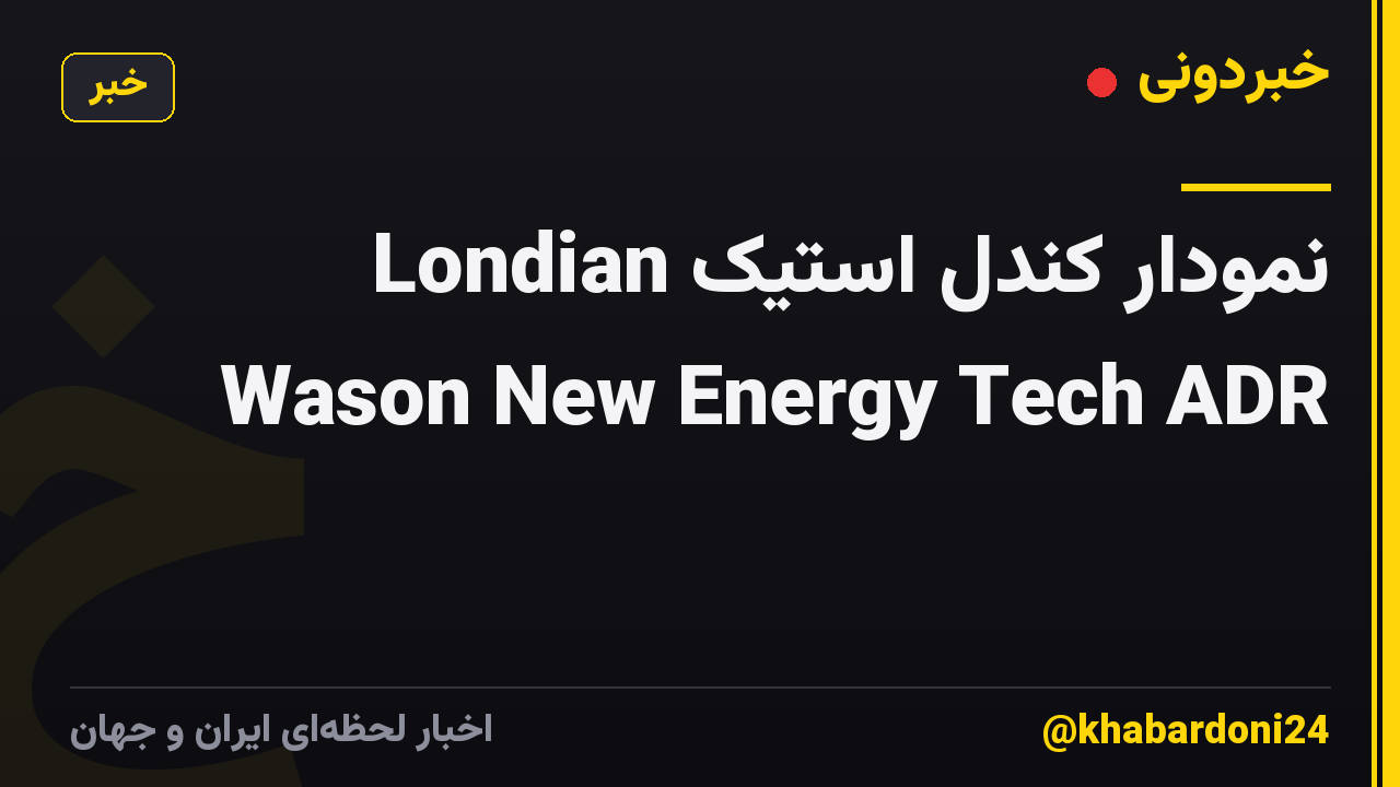 نمودار کندل استیک Londian Wason New Energy Tech ADR
