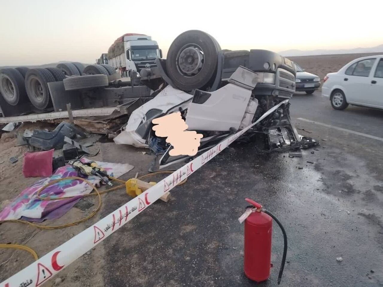 ۱۴ مصدوم و ۲ جانباخته در تصادفات جادهای استان سمنان