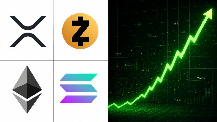 Rally ZEC، SOL و XRP در حالی که اتریوم 2000 دلار شکست می‌خورد