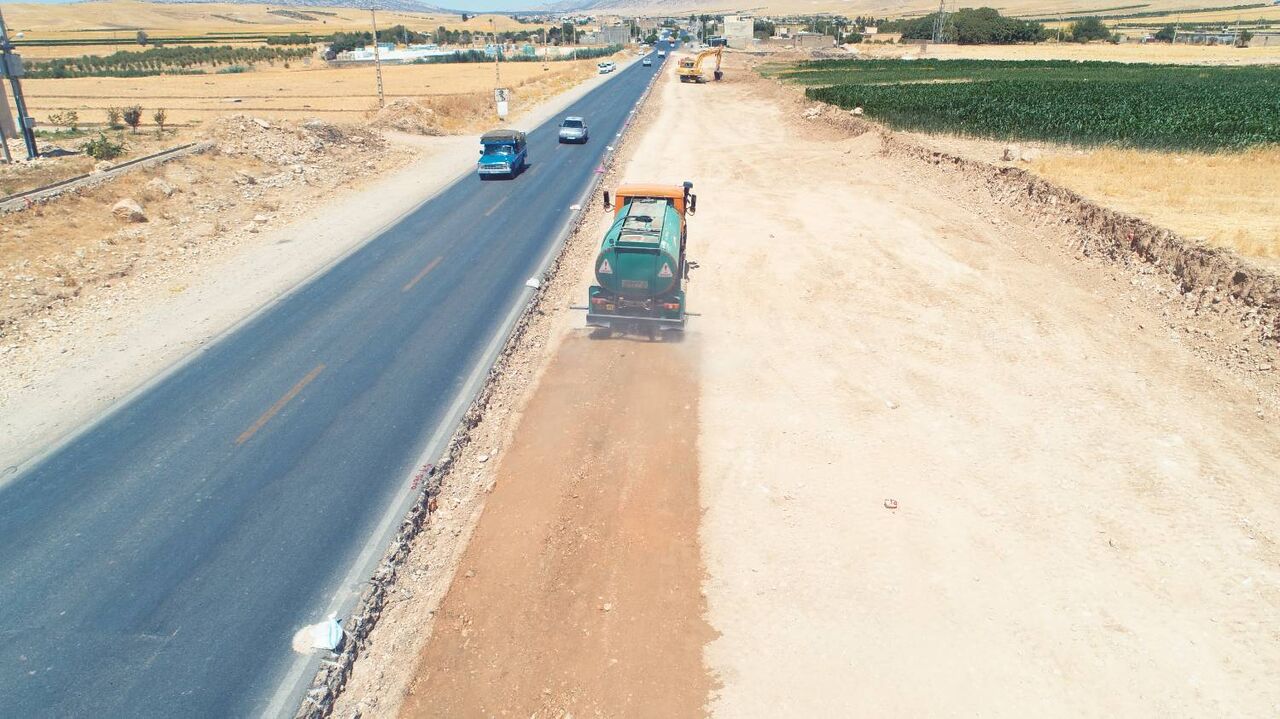 آغاز عملیات ایمنسازی جاده ایوان