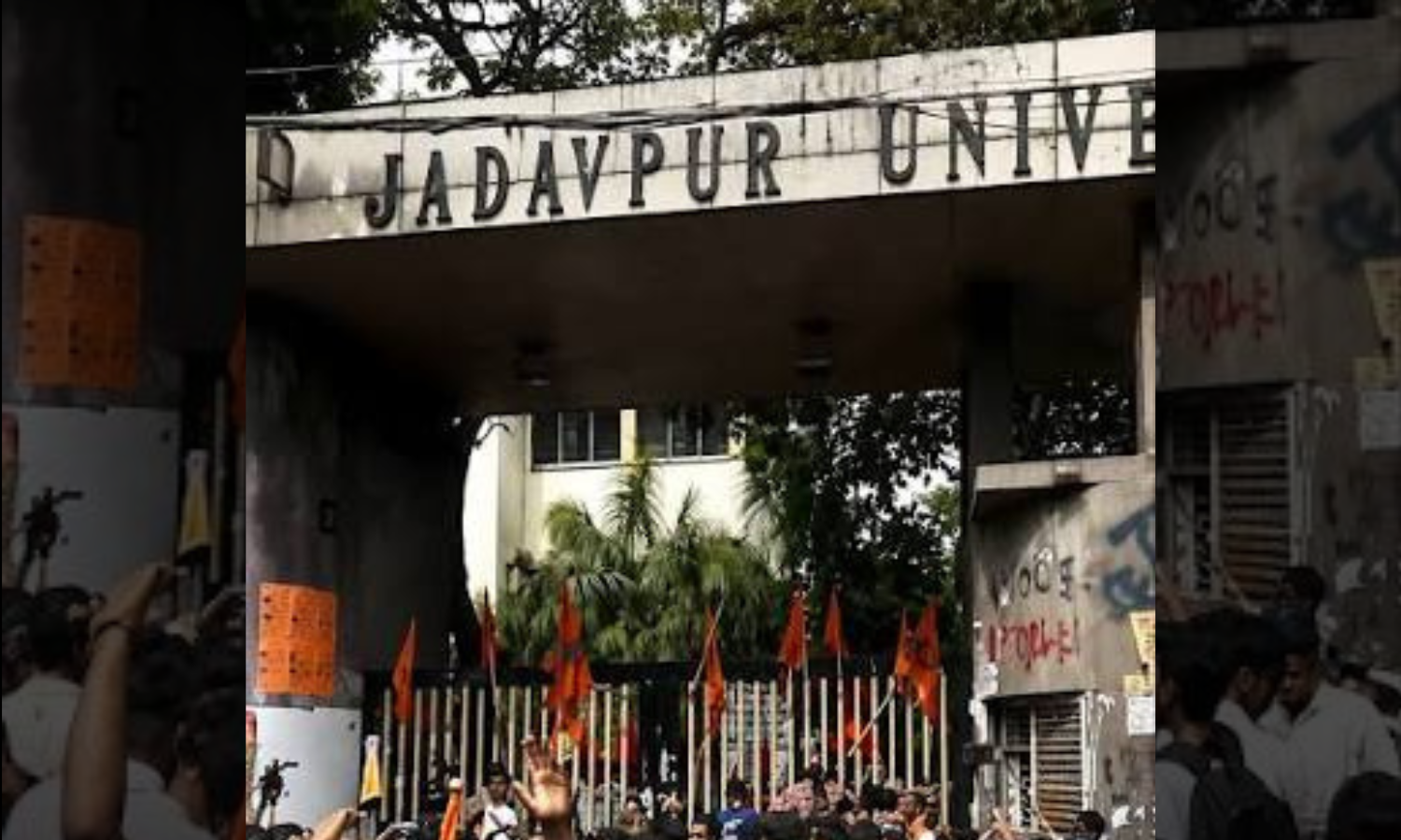 درگیری ABVP، گروه های دانشجویی چپ در پردیس JU. VC برای راه اندازی پانل پروب