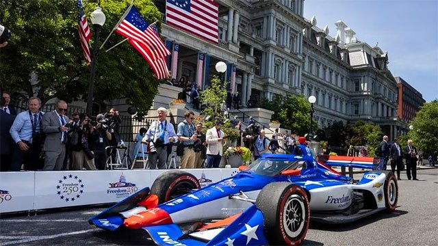 IndyCar به خیابان‌های واشنگتن برای آزادی 250 می‌رود