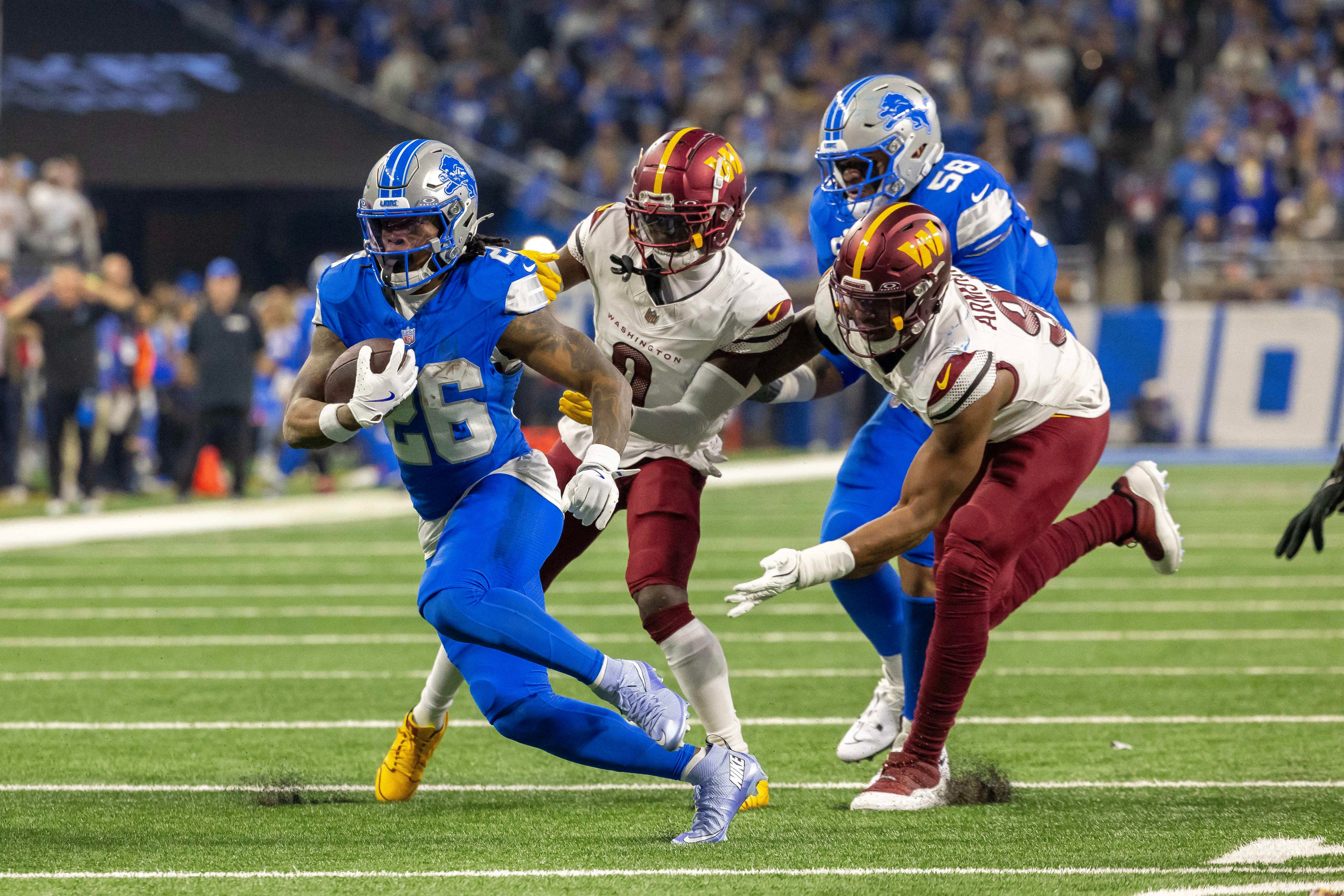 Lions vs. Commanders: به‌روزرسانی‌های زنده امتیاز، نکات برجسته، اخبار