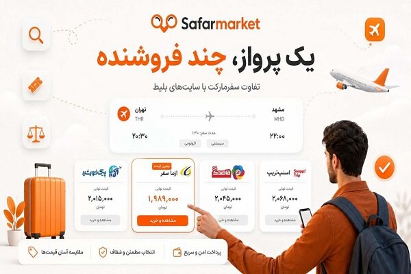 یک پرواز و چند فروشنده؛ تفاوت سفرمارکت با سایت‌های بلیط