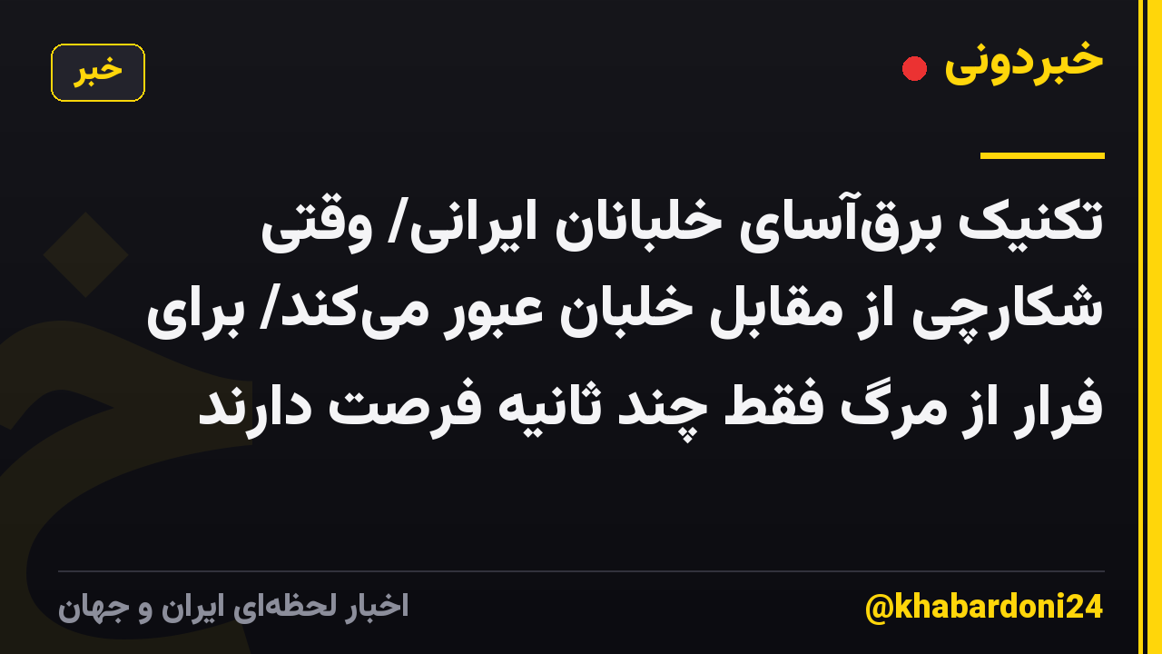 تکنیک برق‌آسای خلبانان ایرانی/ وقتی شکارچی از مقابل خلبان عبور می‌کند/ برای فرار از مرگ فقط چند ثانیه فرصت دارند