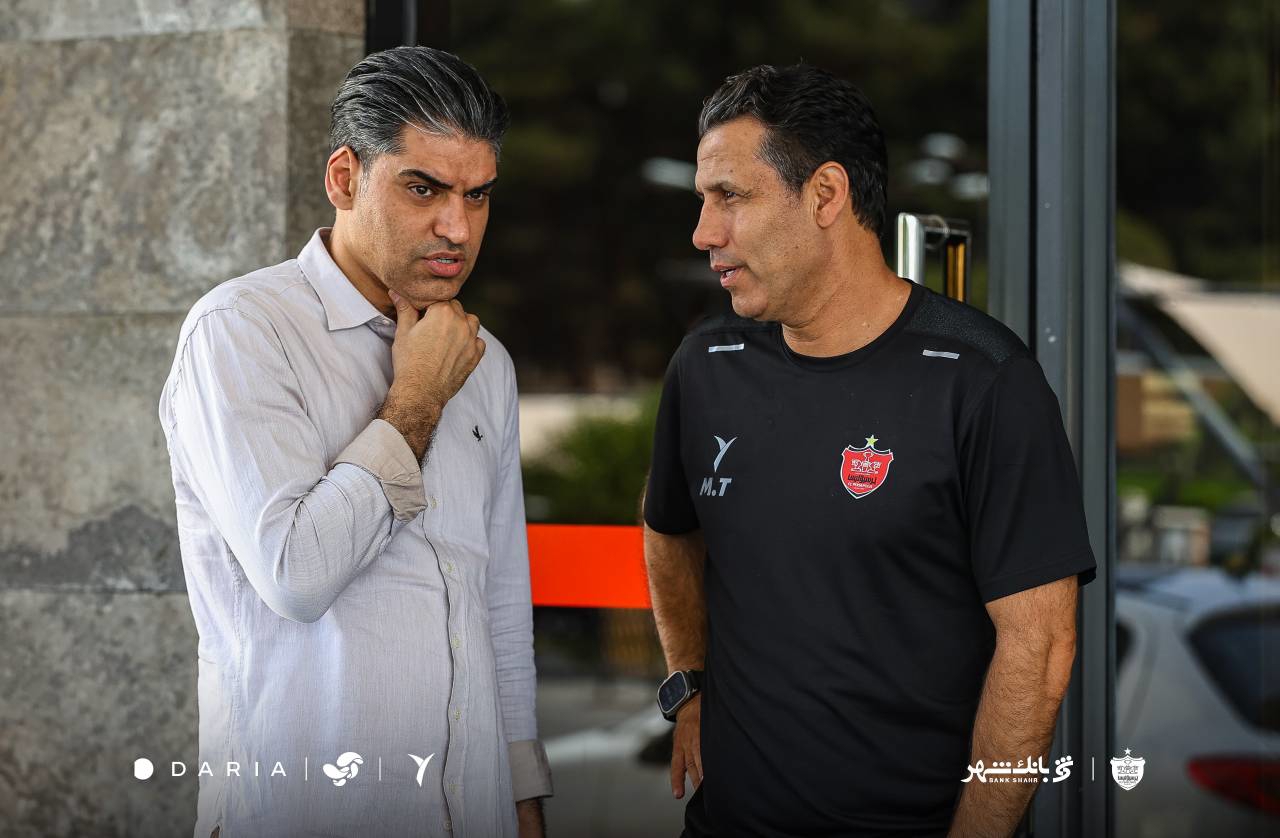 جلسه مدیرعامل و سرمربی پرسپولیس