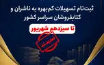 مهلت ثبتنام تسهیلات کمبهره ناشران و کتابفروشان تا سیزدهم شهریور تمدید شد