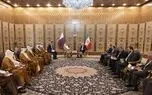 دیدار و گفتگوی وزیر خارجه قطر با قالیباف