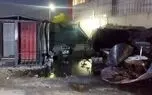 جزئیات انفجار در بزرگراه آزادگان/ یک کارگر جان باخت