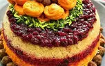 تهچین آلبالو پلو با کوفته قلقلی؛ غذای خوشمزه فصل