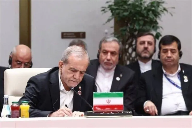پزشکیان اسناد و تصمیمات جدید شانگهای را امضا کرد