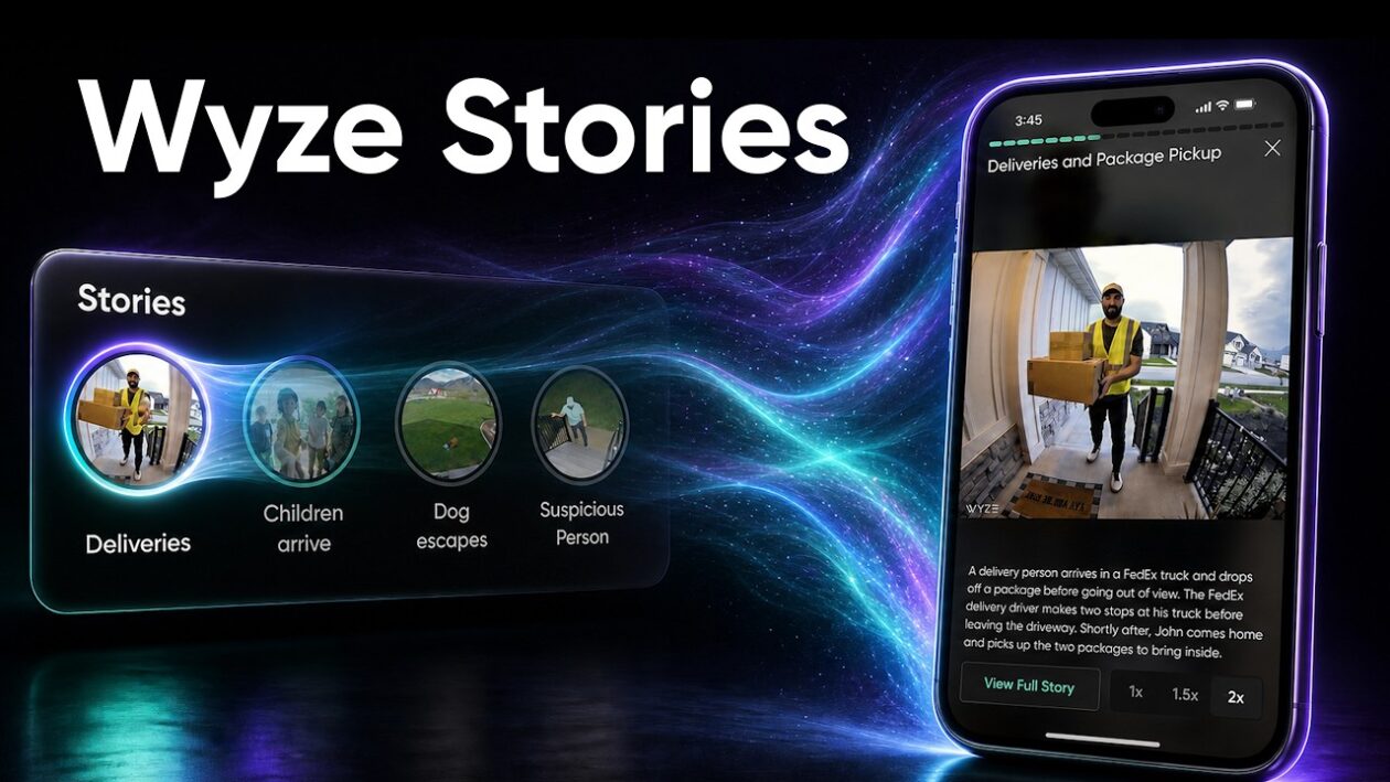 Wyze با ویژگی جدید «Stories» مبتنی بر هوش مصنوعی، امنیت خانه را مانند یک فید اجتماعی در نظر میگیرد
